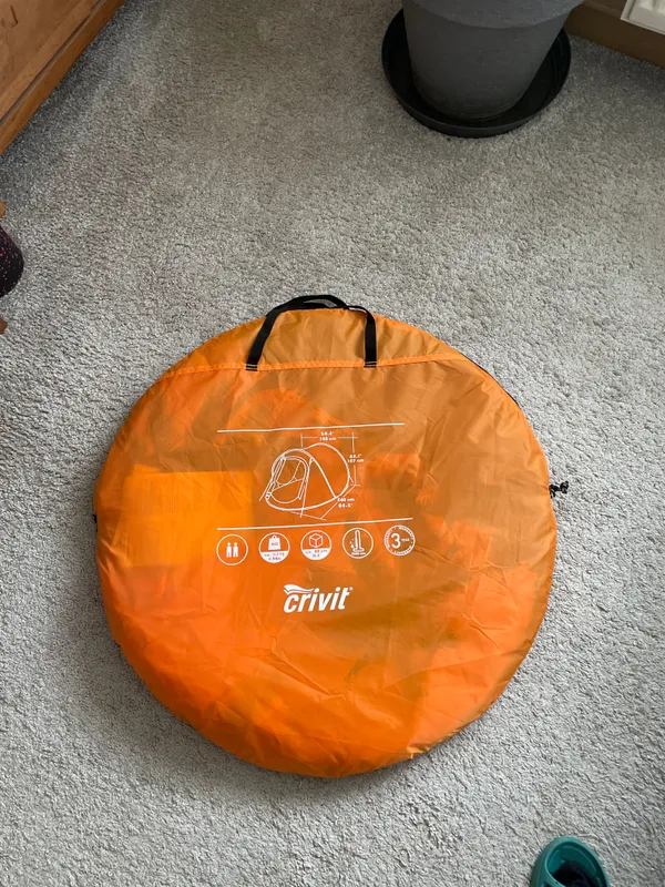 Wurfzelt für Camping oder Festival.