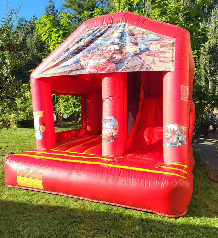 Hüpfburg Cars mit Rutsche