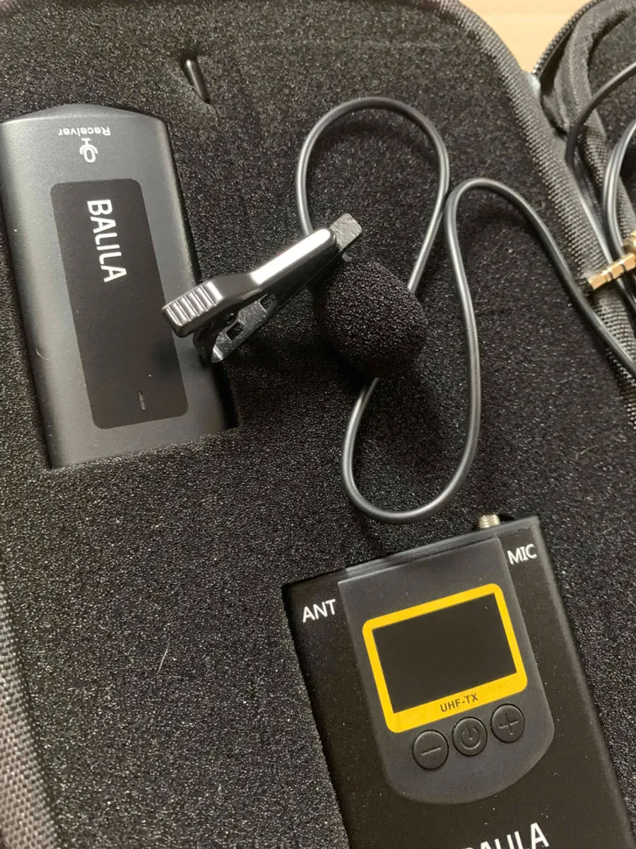 Ansteckmikro inkl Receiver und Transmitter