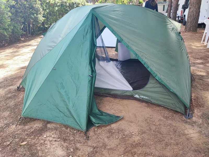 2 Mann Zelt mit Stauraum