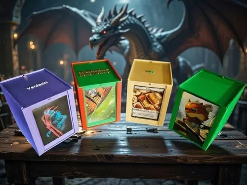 *Kauf* Individuelle Deckbox MTG, YuGiOh, Pokemon, Arcana, Sammelkarten Aufbewahrungsbox