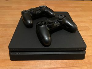 playstation-4-slim-1tb-mit-2-controllern preview image