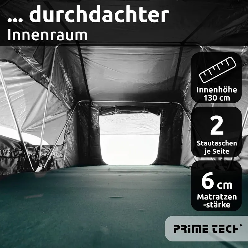 Dachzelt "Wasteland  XXL" von PureCamping MIETEN, ab 32€ / Tag