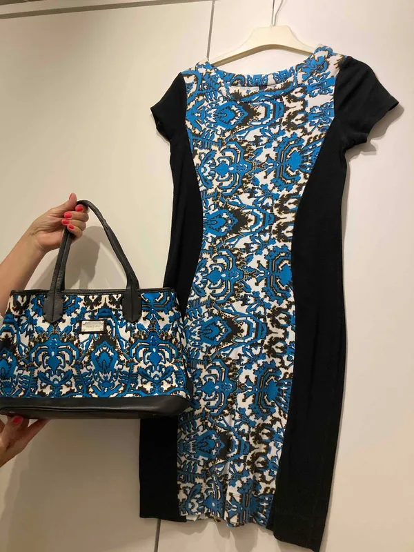 MarcCain Outfit: Handtasche und Kleid