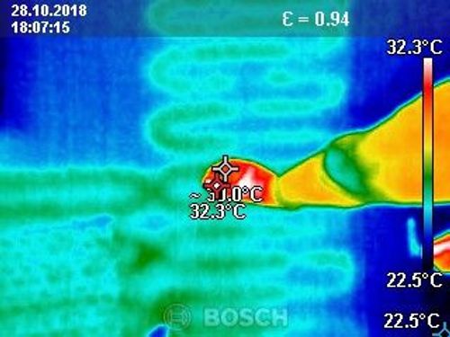 Vermietung Wärmebildkamera Bosch GTC400C Wärmebrücke, Kältebrücke