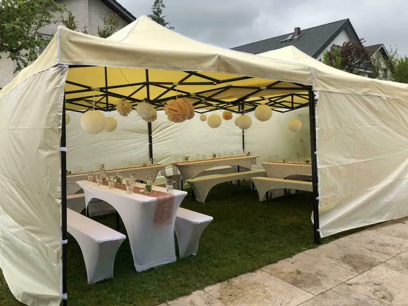 Faltpavillon, Partyzelt, Pavillon, Zelt 4,5x6m
