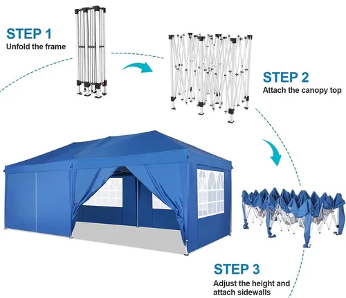 Faltpavillon 6m x 3m
