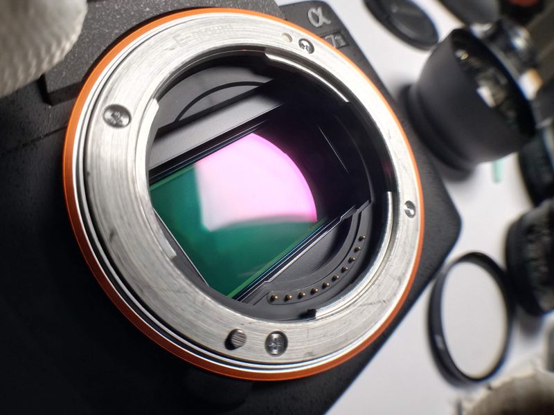 Sony Kamera A7iii mit einem Batteriegeiff