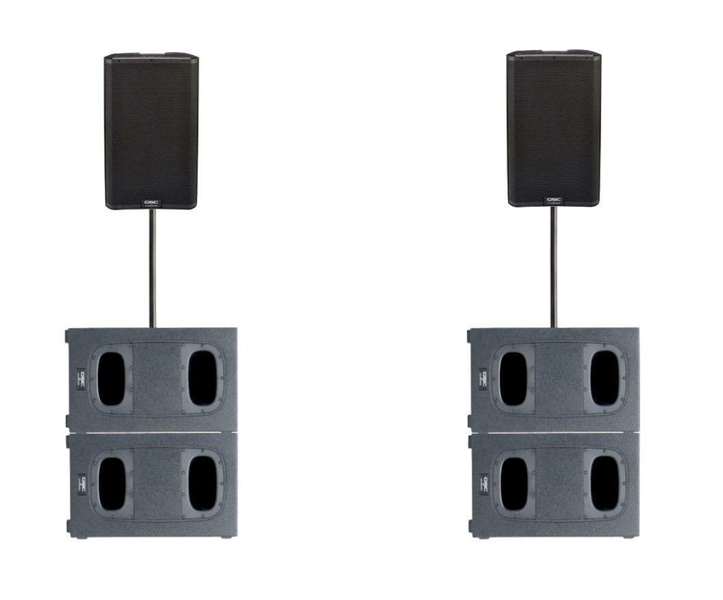  Musikanlage QSC K 12.2 2.2 PA-Set (12000 Watt)