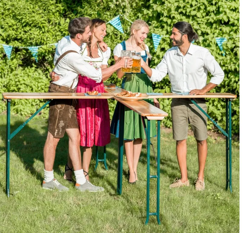 Stehtisch „Quattro“ - Biertisch klappbar ab 19€ mieten leihen