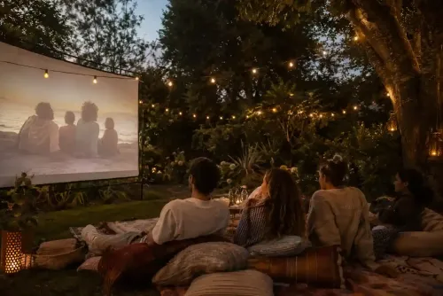 Beamer mieten - Kino im Garten und Heimkino