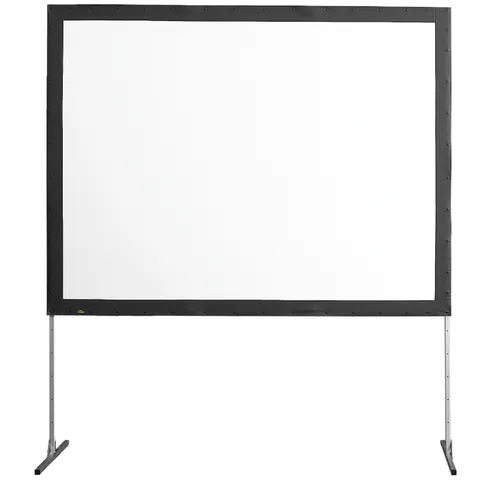 Full-HD Videobeamer mit 130" Rahmenleinwand