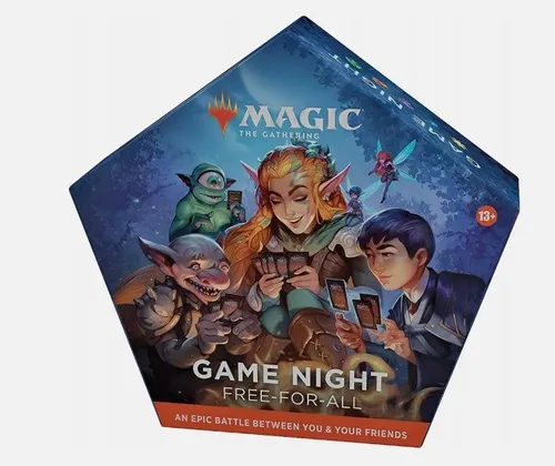 MTG Magic the Gathering Spieleabend Brett / Kartenspiel, 5 Decks für einen entspannten Spieleabend für bis zu 5 Personen! 