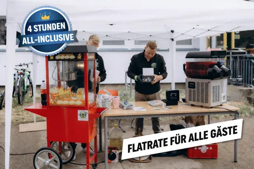 Popcorn & Slush Eis Flatrate + Personal - Party-Highlight