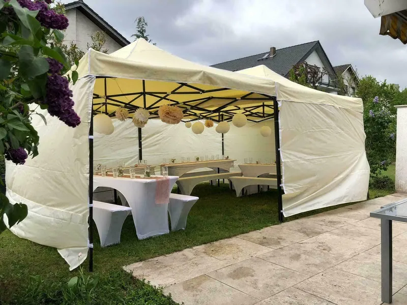 Faltpavillon, Partyzelt, Pavillon, Zelt 3x4,5