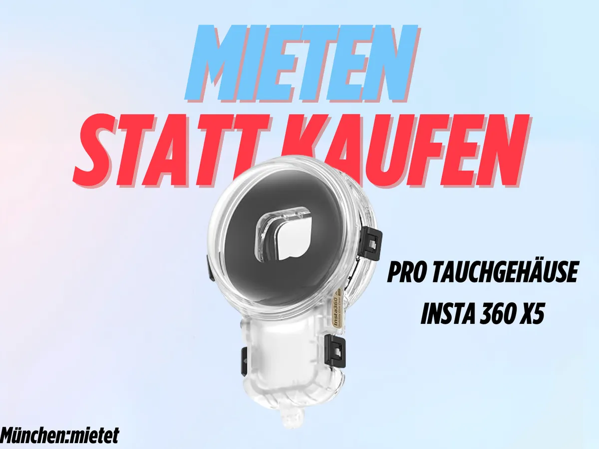 Insta 360 x5: Pro Tauchgehäuse | Pro Dive Case | nur 5€ Aufpreis