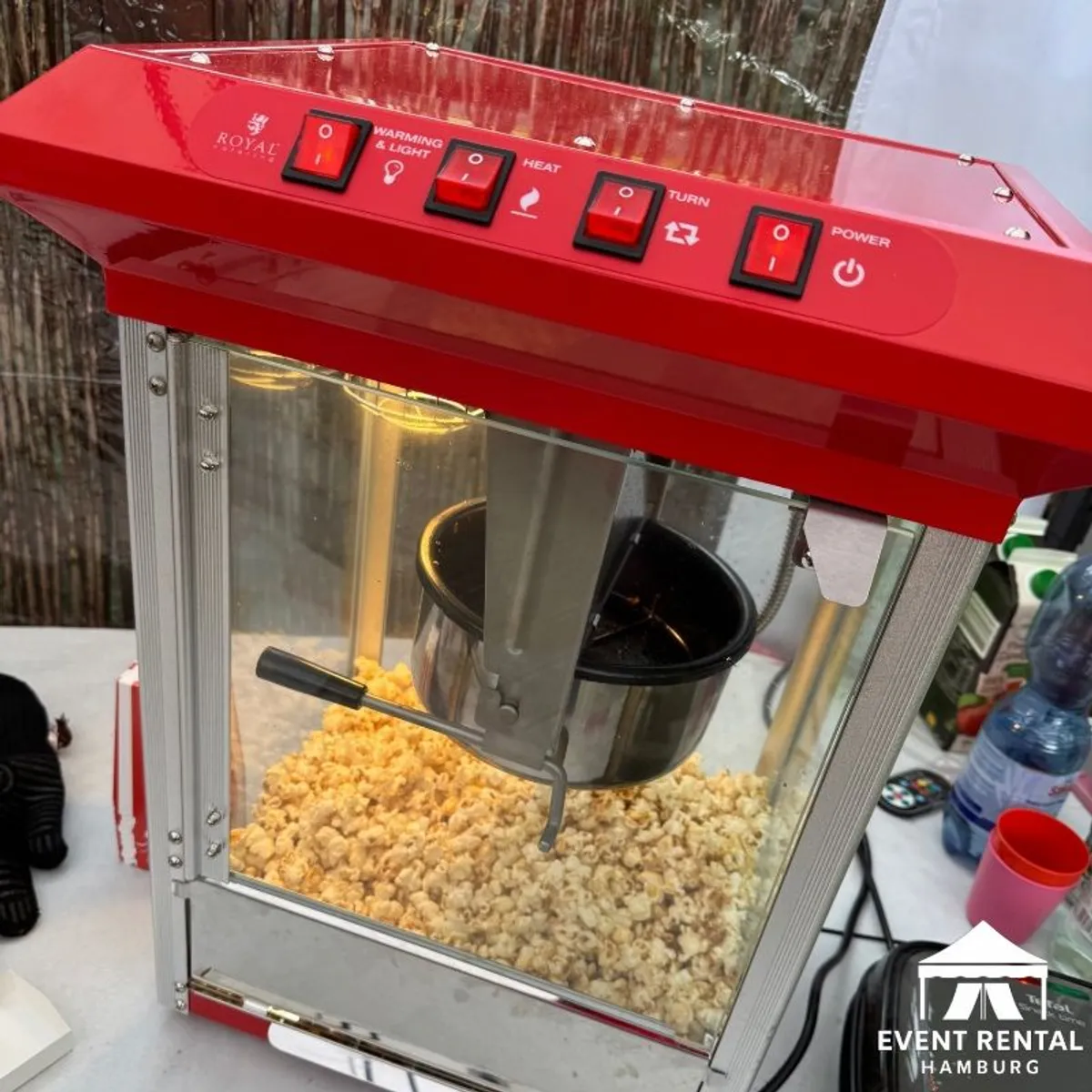 Popcornmaschine 5 Kg/h rot