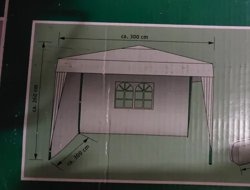Pavillon 3m x 3m