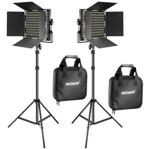 2x Videoleuchte Set 40 W (3200–5600K)