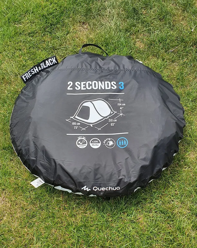 Wurfzelt Fresh & Black | 3 Personen