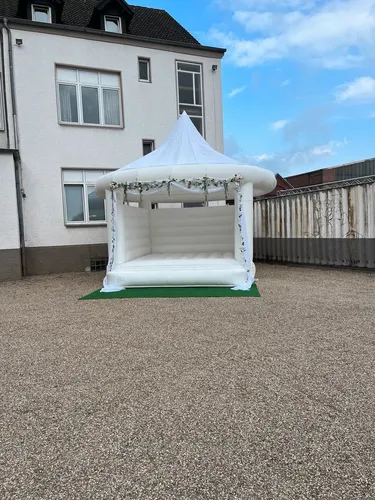 Hochzeitshüpfburg, Hüpfburg weiß, Wedding, Hochzeit