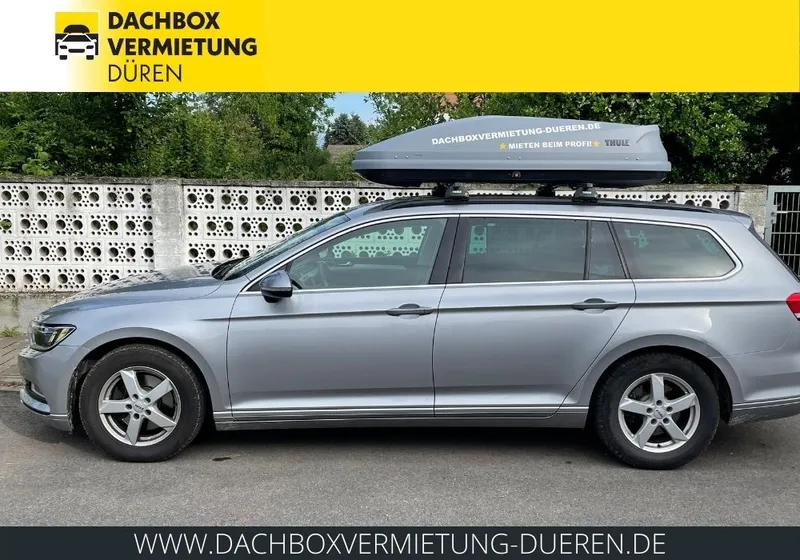 Thule Dachbox L - 420 Liter Volumen inkl. Dachträger Pacific Tourign Motion XT 3