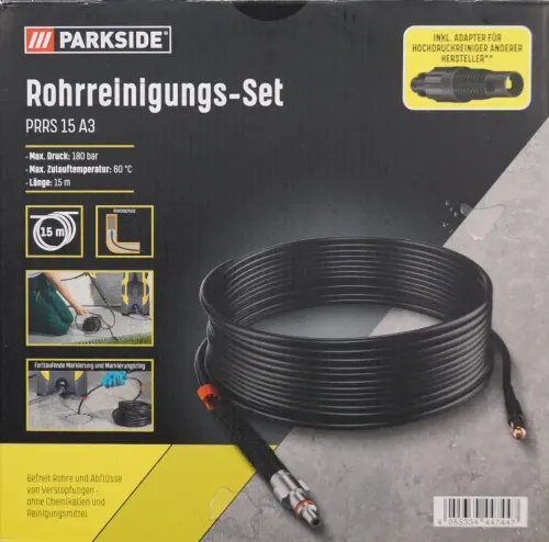 PARKSIDE Rohr Reinigungs-Set für Hochdruckreiniger