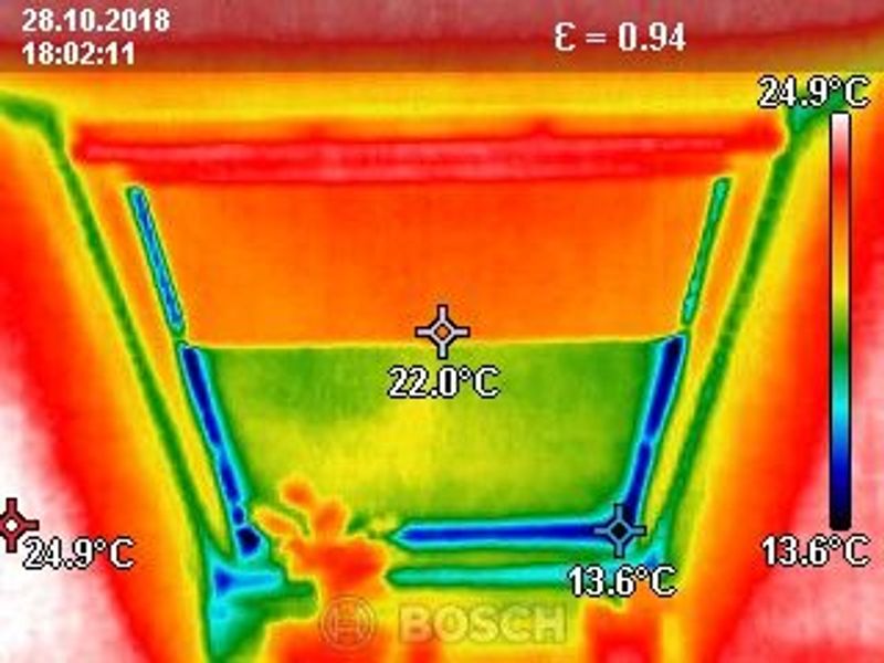 Vermietung Wärmebildkamera Bosch GTC400C Wärmebrücke, Kältebrücke