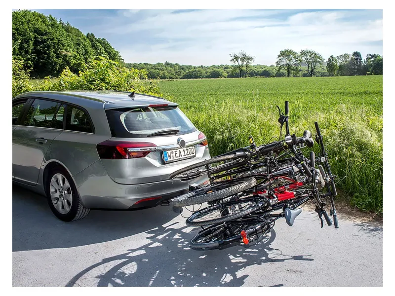 Fahrradträger für AHK, abklappbar, 4 Fahrräder 