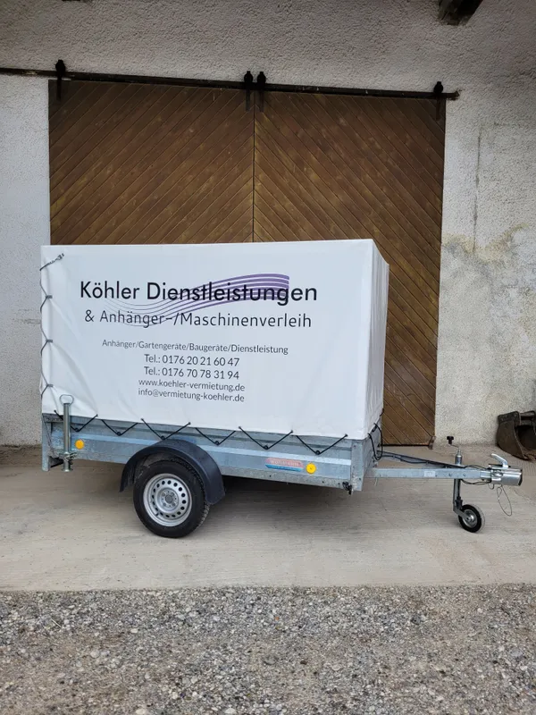 Anhänger 750kg Hochplane