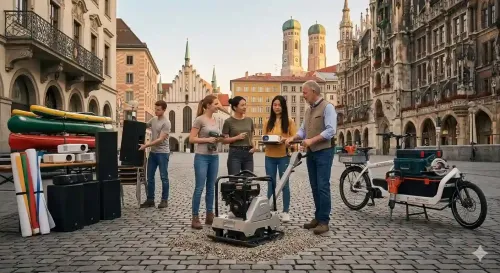Preview image for the Rüttelplatte mieten München campaign