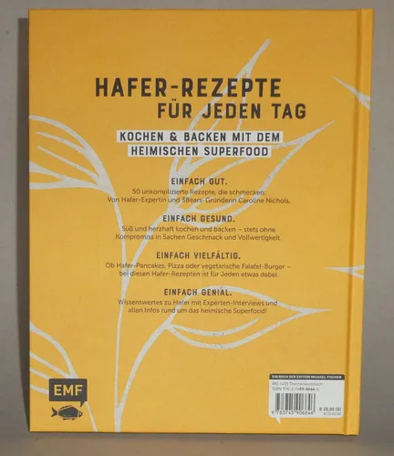 Hafer Einfach Gut von Caroline Nichols (ISBN-13: 978-3-7459-0664-6 | ISBN-10: 3-7459-0664-0 | Verlag: EMF | Auflage: 1. 2021)
