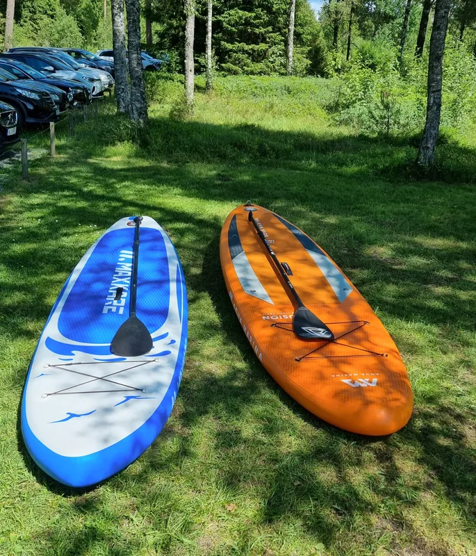 Zwei Standup Paddle (SUP) inkl. elektrische Pumpe