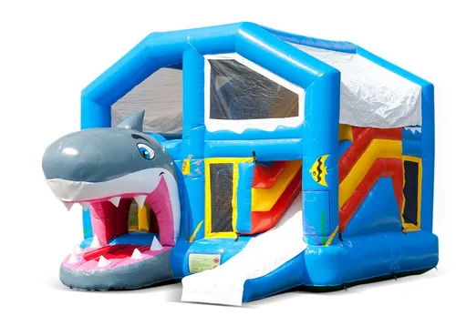Profi Hüpfburg "Sharky" 5,0m x 5,4m x4,0m, Kindergeburtstag, Vereinsfest, Firmenfeier