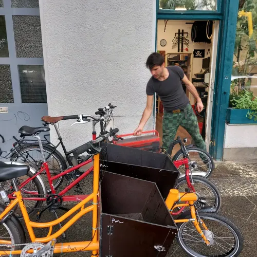Teamwork Cycles Lastenfahrrad Transportrad Cargobike 2-rädrig