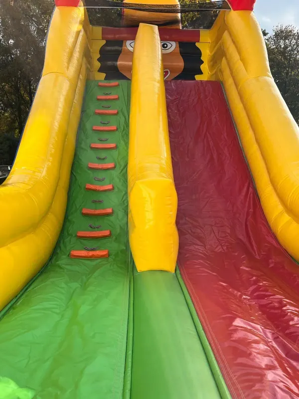 Profi Hüpfburg, Riesenrutsche, Clown, 8,0m x 4,0m x, 6,0m, Kindergeburtstag, Fest, Hochzeit