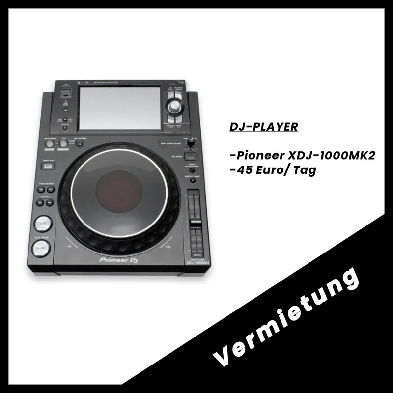 Pioneer XDJ-1000MK2 (DJ Player)