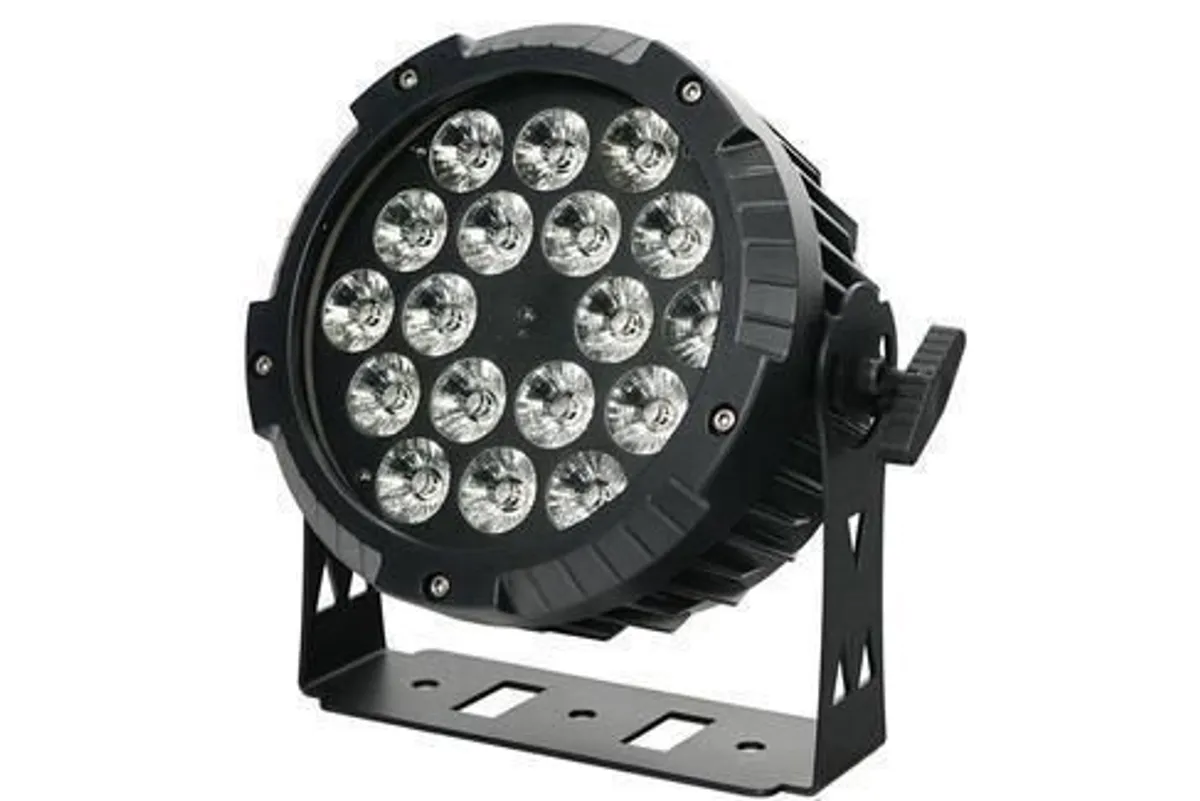 4x LED Floorspots 180 W RGBW