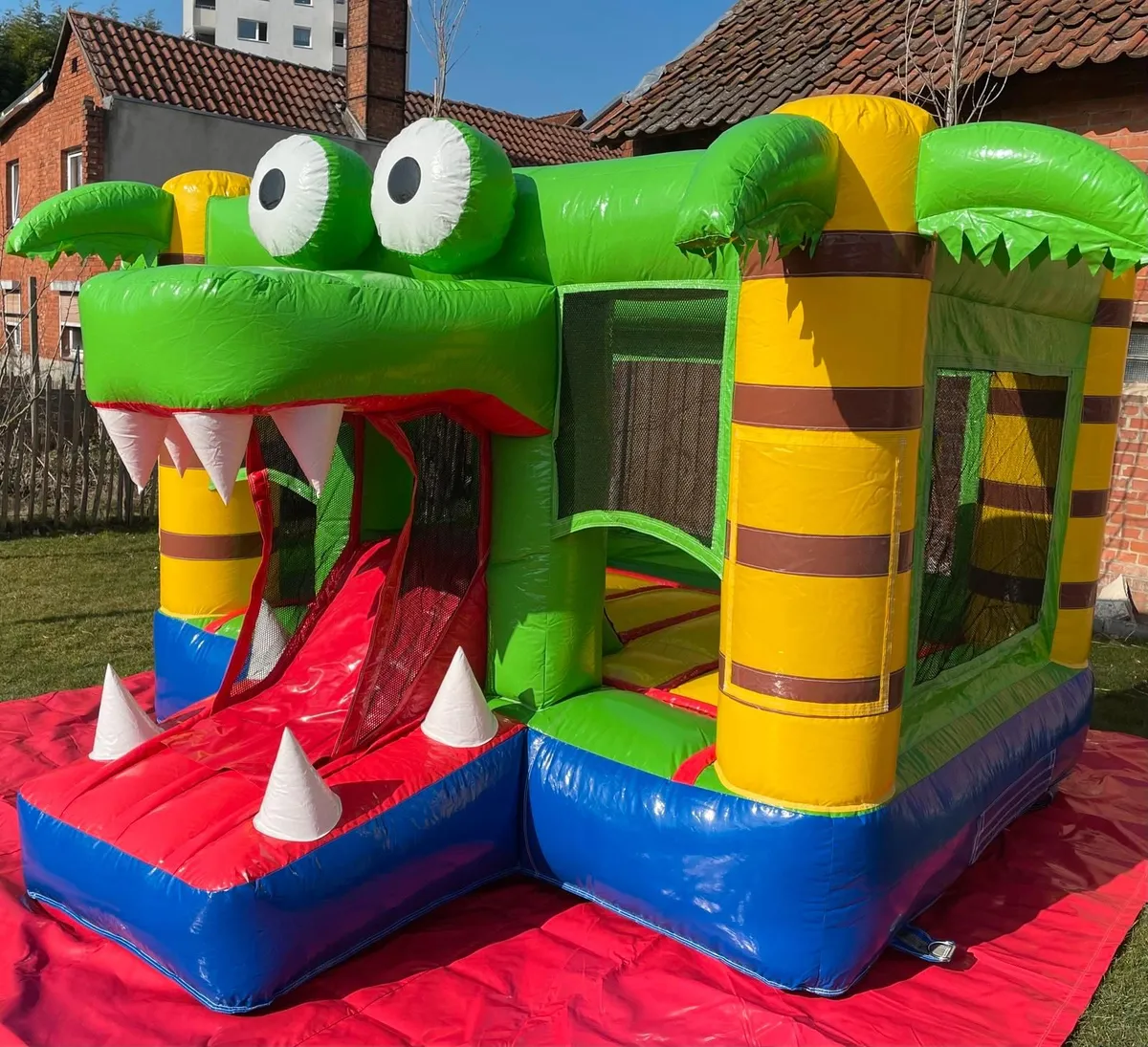 Hüpfburg Kindergeburtstag Einschulung 3x3 Meter