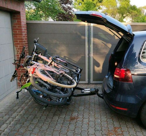 Fahrradträger für bis zu 4 Fahrräder leihen - perfekt für alle Vans und Busse 