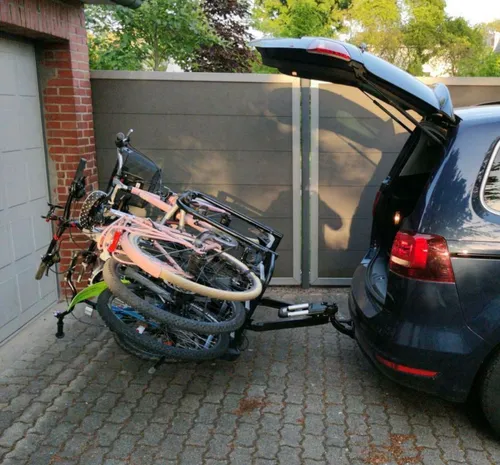 Fahrradträger für bis zu 4 Fahrräder leihen - perfekt für alle Vans und Busse