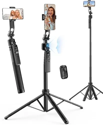 Rollei Smartphone Selfie Stick mit Fernbedienung Teleskopstange Stativ mit FollowMe Funktion
