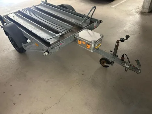 Motorradanhänger für 2 Motorräder, Zweiradanhänger
