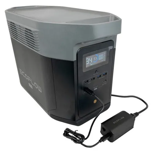EcoFlow DELTA Max 1612Wh inkl. Landstromadapter(PE-Box) + Schuko Unterverteilung mit C10 RCBO + 2x 200W Solar Panel