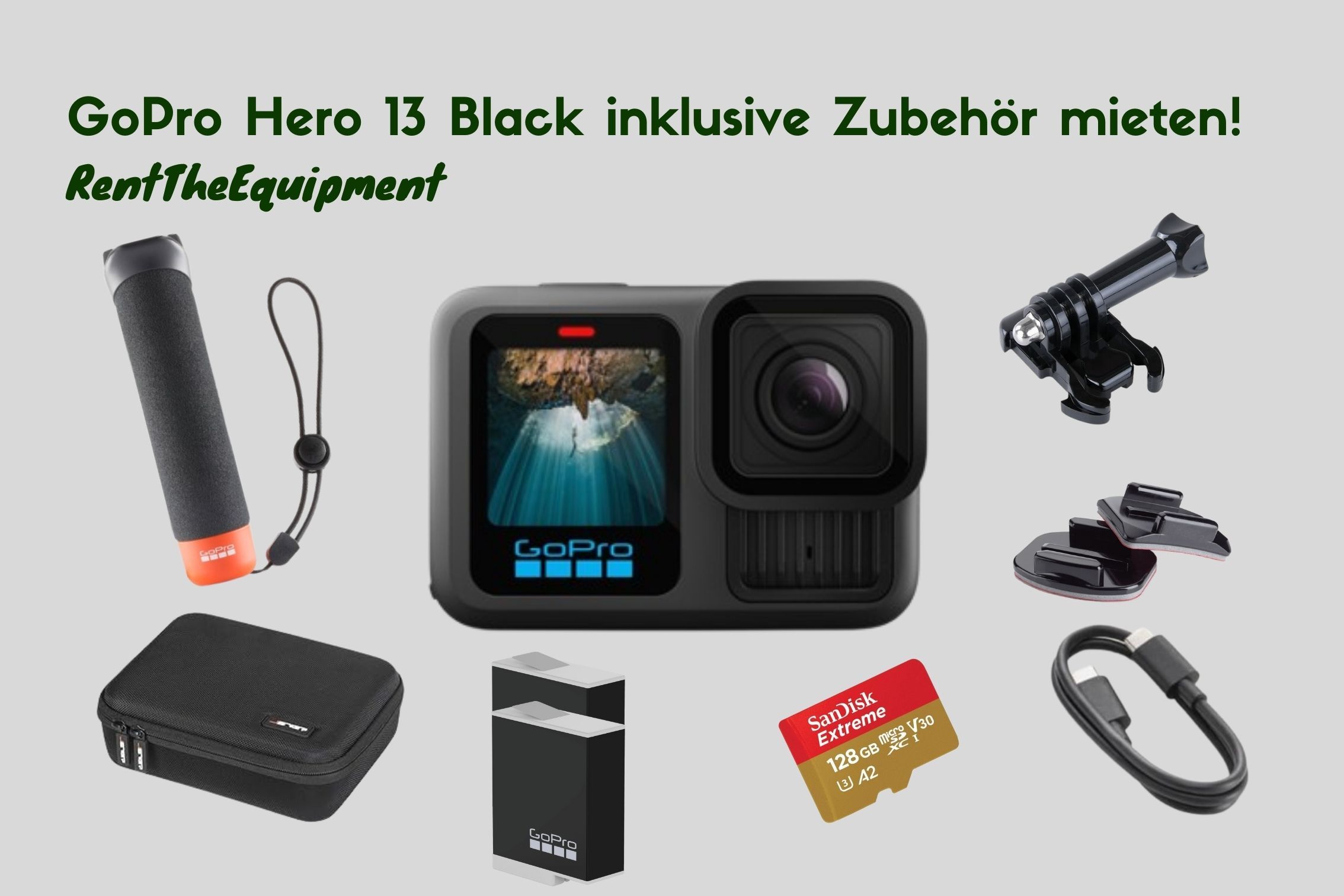 GoPro Hero13 Black mit Zubehör 