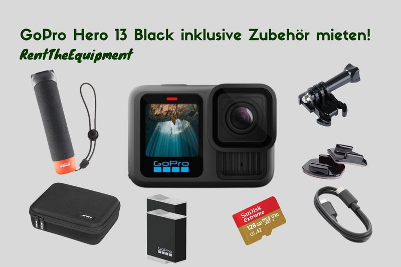 GoPro Hero13 Black mit Zubehör 