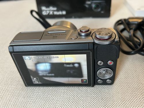 Canon PowerShot G7X G7 X Mark III 3 Kamera tiktok vlog silber