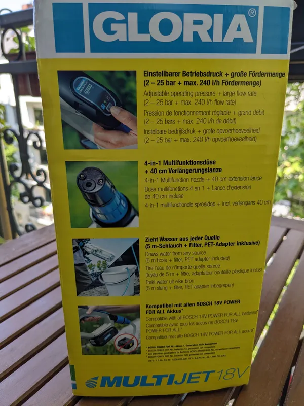 Niederdruckstrahler Gloria Multijet (ähnl. Kärcher)