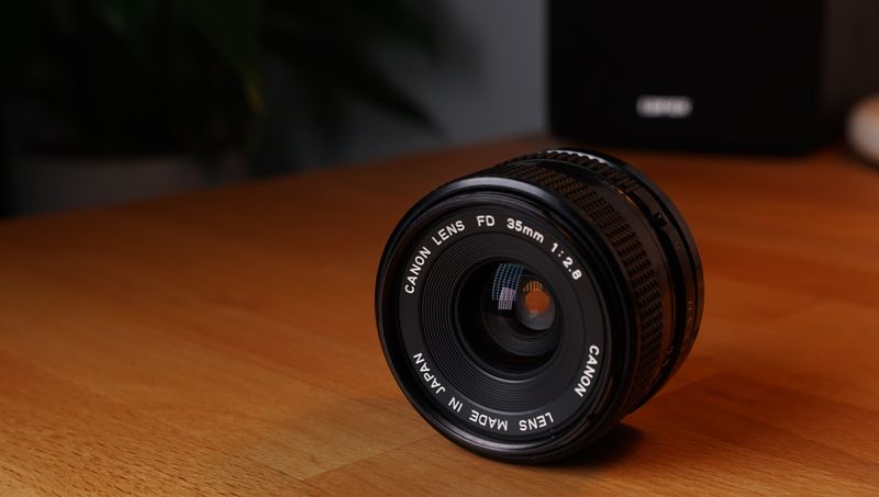 Canon FD 35mm f/2.8 (+E-Mount Adapter) (nFD)