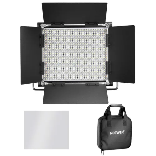 2x NEEWER 660 LED Videolicht Panel 2 Set mit Stativ Bi Farbe CRI96+ LED Videoleuchte